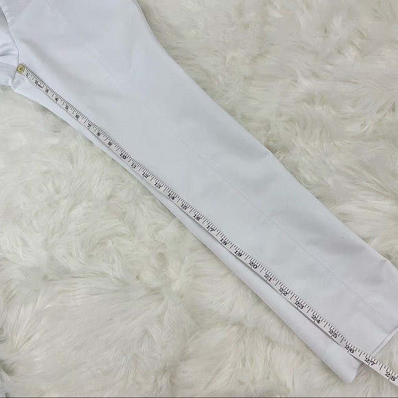 Le Chateau Slim Fit Trousers White Size 2 - Picture 6 of 9